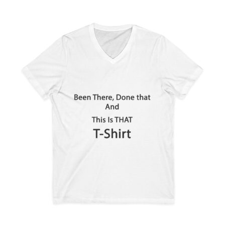 Unisex Jersey Short Sleeve V-Neck Tee