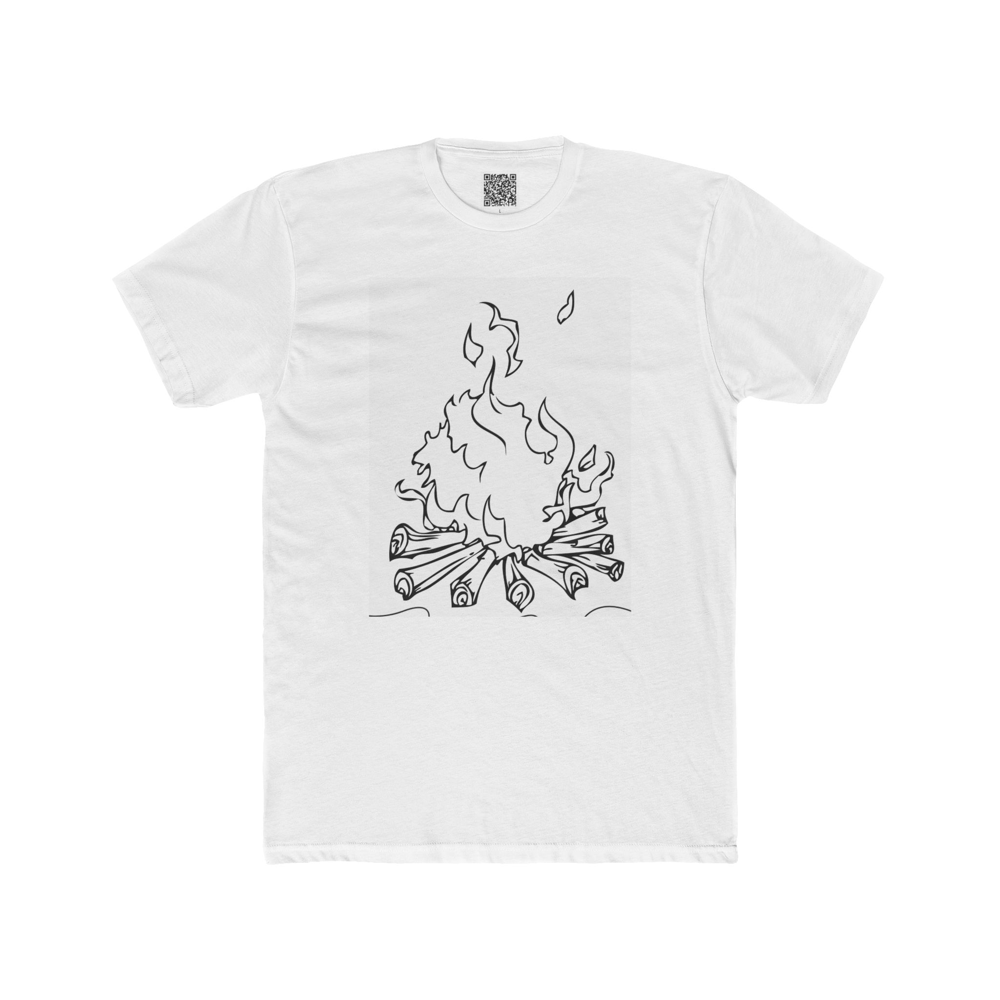 Campfire Graphic Tee — "Be the FIRE!" Motivational Political Campaign T‑Shirt - Image 3